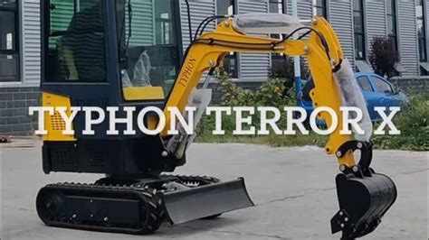 typhon terror x mini excavator seat cover|typhon terror x.